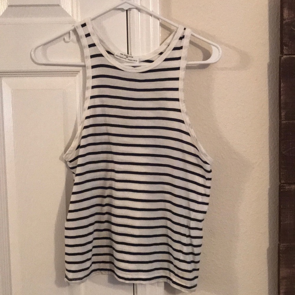 Zara B&W striped tank